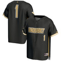 #1 Vanderbilt Commodores Lightweight Baseball Jersey - Black product image 1, provided for visual reference and product
