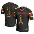 #1 USC Trojans Football Jersey - Black product image 1, provided for visual reference and product detail review