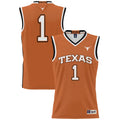 #1 Texas Longhorns Lightweight Collegiate Basketball Jersey - Texas Orange product image 1, provided for visual reference