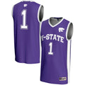 #1 Kansas State Wildcats Lightweight Basketball Jersey - Purple product image 1, provided for visual reference and product