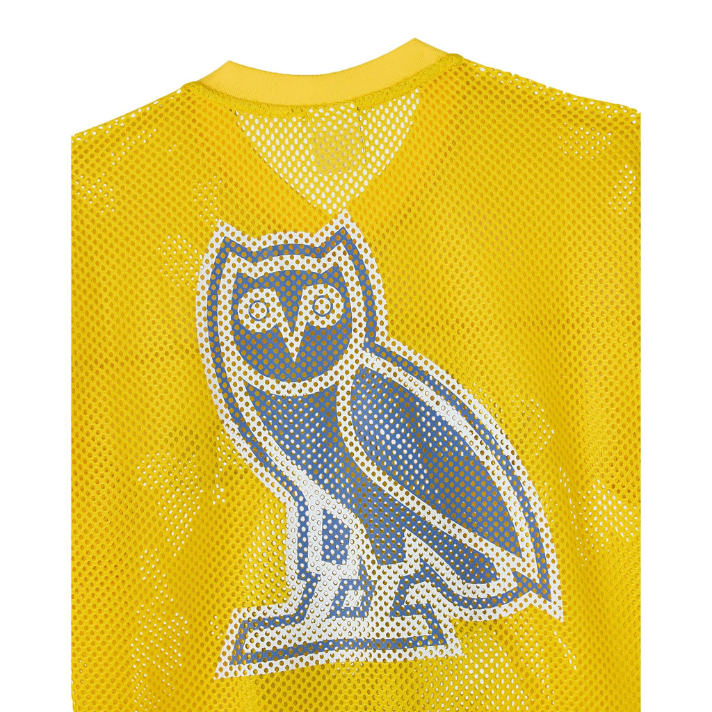 Golden State Warriors X OVO Mesh Football Jersey product image 5, provided for visual reference and product detail review