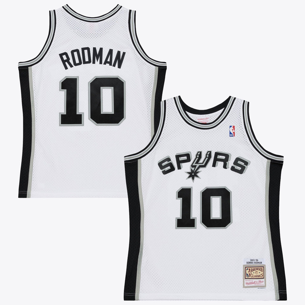 San Antonio Spurs Dennis Rodman 1993 Authentic Jersey - White product image 1, provided for visual reference and product