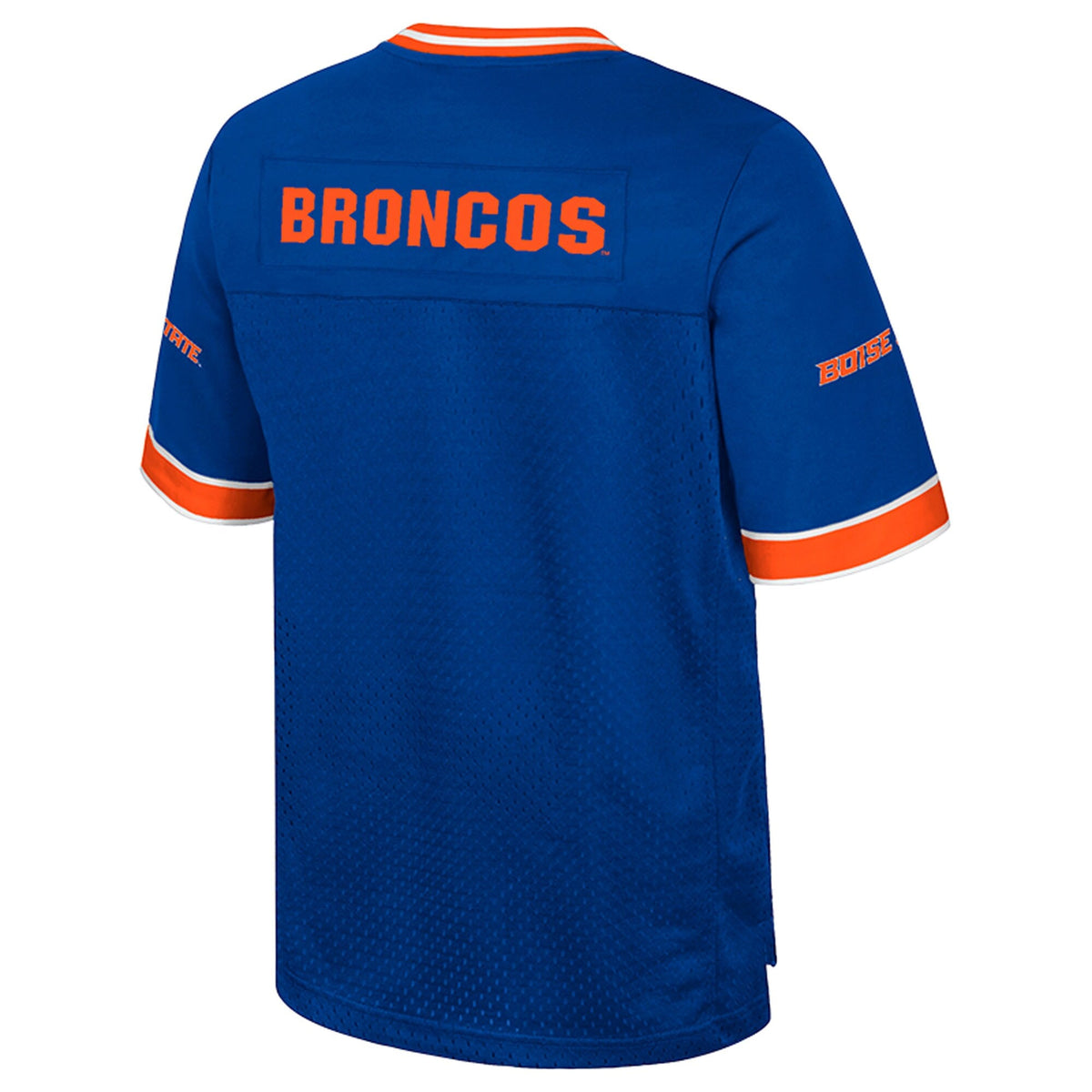 Boise State Broncos Nothing But The Hits Football Jersey - Royal product image 4, provided for visual reference and product