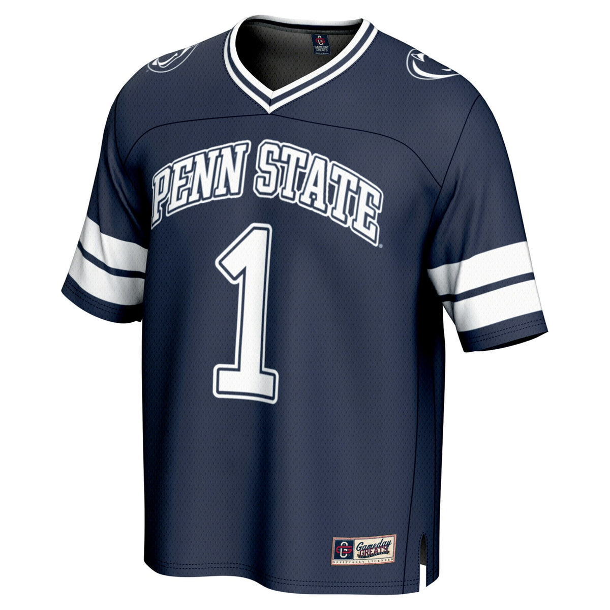 #1 Penn State Nittany Lions Lightweight Collegiate Football Fashion Jersey - Navy product image 3, provided for visual