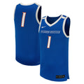 #1 Boise State Broncos Replica Basketball Jersey - Royal product image 1, provided for visual reference and product detail