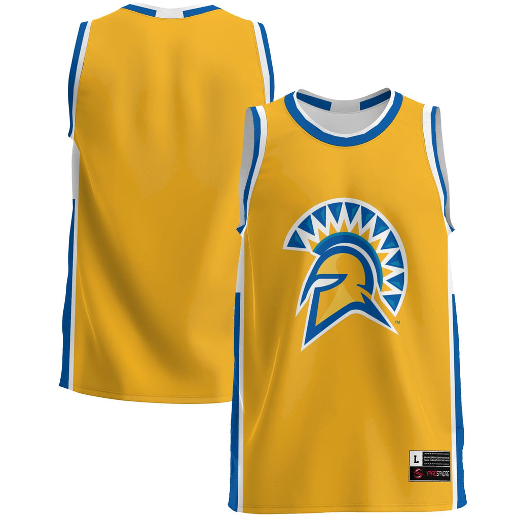 San Jose State Spartans Lightweight Basketball Jersey - Blue product image 1, provided for visual reference and product