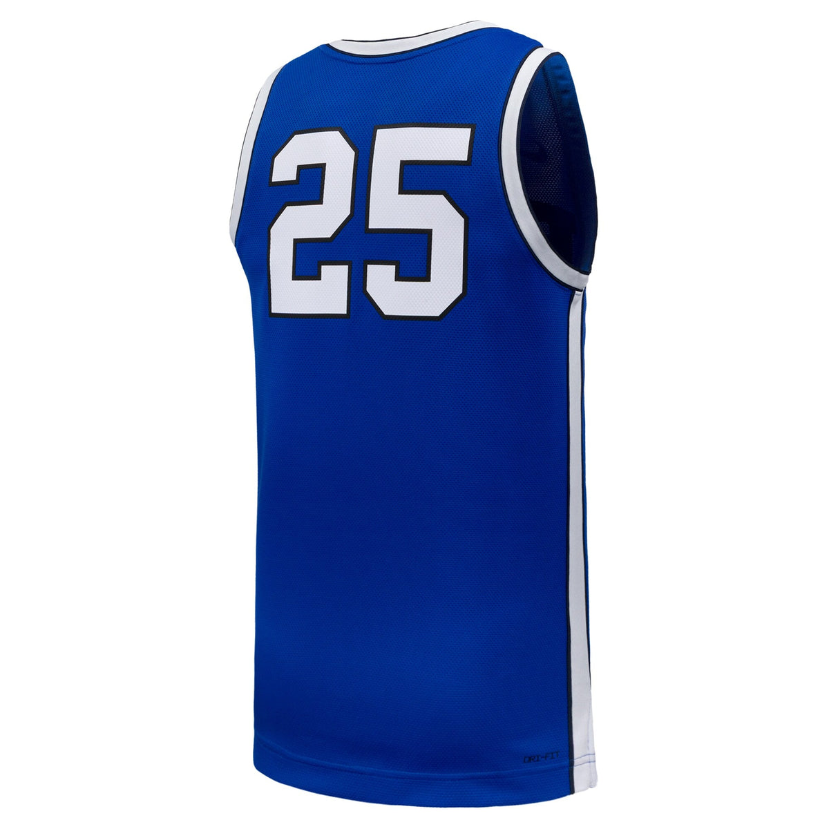#25 Royal BYU Cougars Replica Basketball Jersey product image 4, provided for visual reference and product detail review