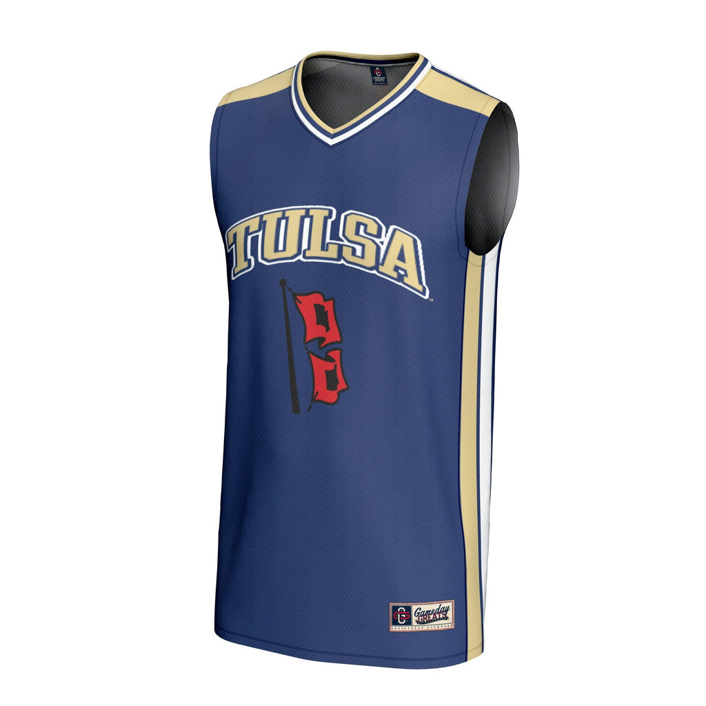 Tulsa Golden Hurricane Basketball Jersey - Royal product image 3, provided for visual reference and product detail review