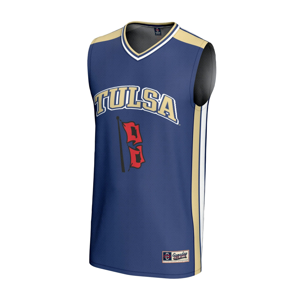 Tulsa Golden Hurricane Basketball Jersey - Royal product image 3, provided for visual reference and product detail review
