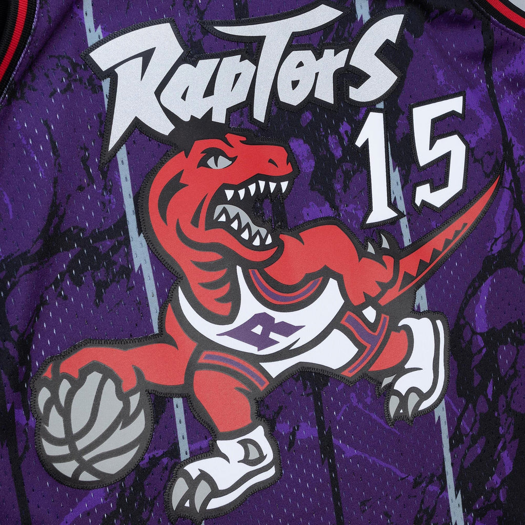 Toronto Raptors Vince Carter 1998 Team Marble Swingman Jersey - Purple product image 5, provided for visual reference and