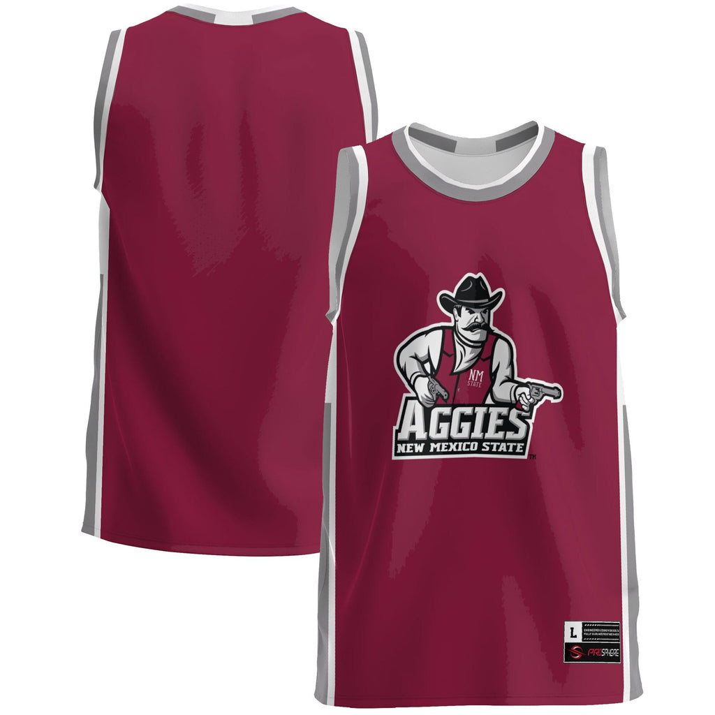 New Mexico State Aggies Lightweight Basketball Jersey - Crimson product image 1, provided for visual reference and product
