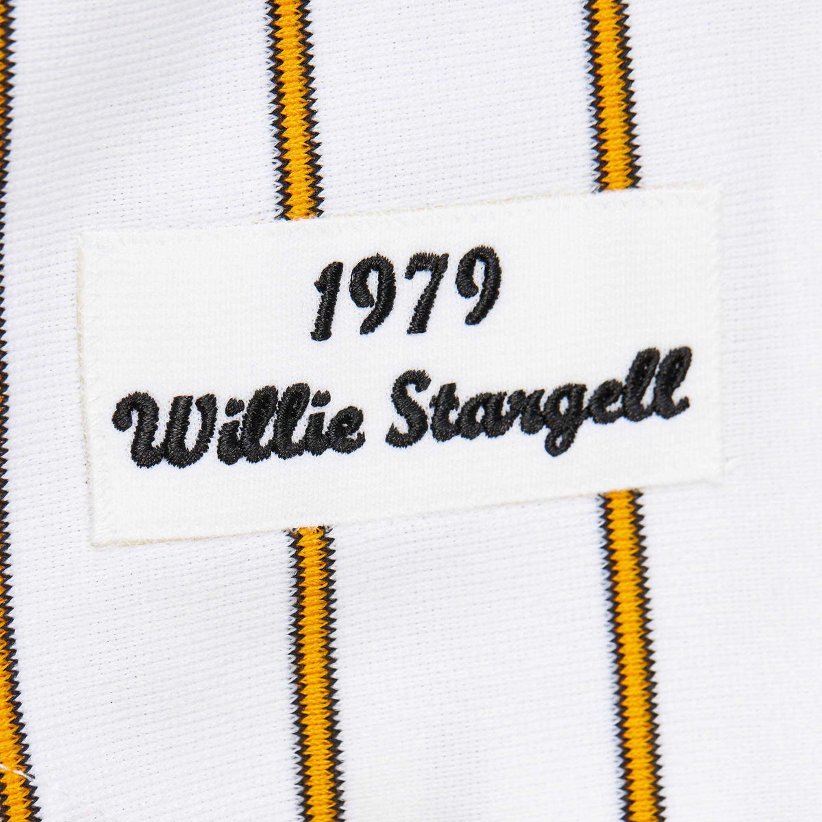 Pittsburgh Pirates Willie Stargell White Cooperstown Collection 1979 Authentic Jersey product image 7, provided for visual
