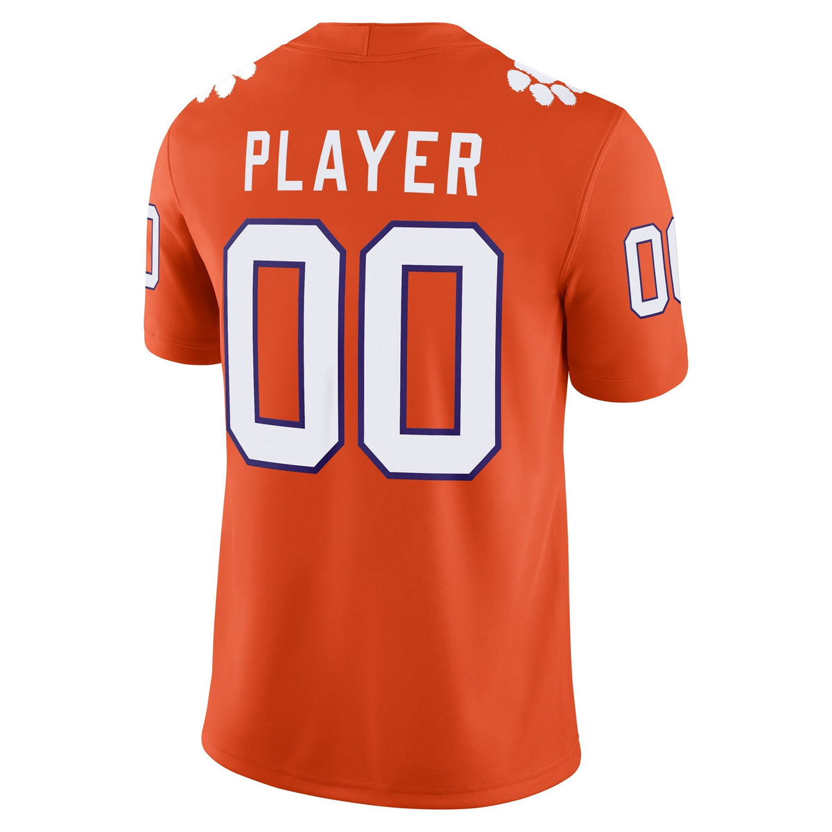 Clemson Tigers NIL Pick-A-Player Game Jersey - Orange product image 4, provided for visual reference and product detail