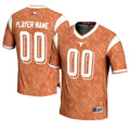 Texas Longhorns Highlight Print NIL Pick-A-Player Football Jersey - Texas Orange product image 1, provided for visual