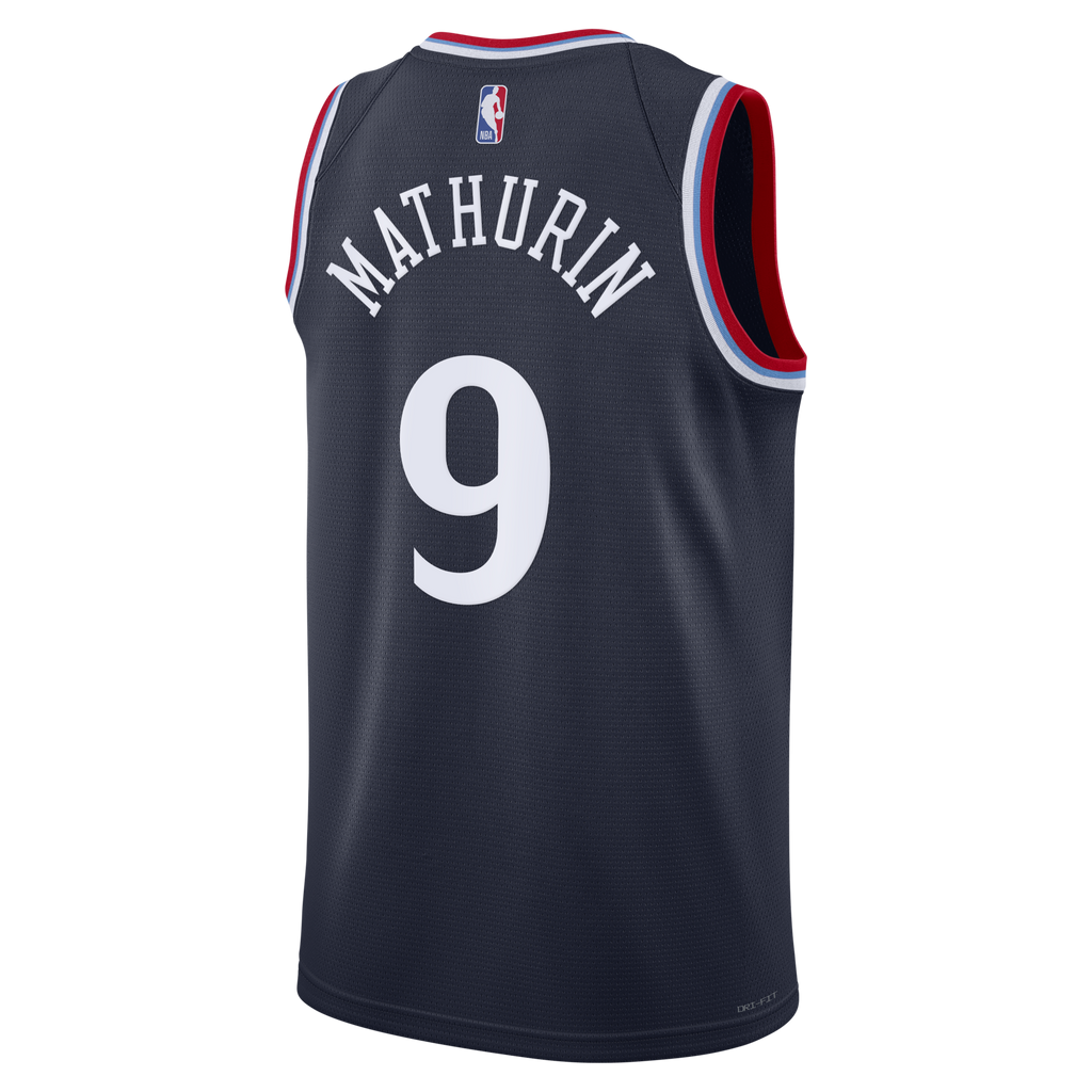 Los Angeles Clippers Replica Icon Edition Swingman Jersey - Navy - Bennedict Mathurin product image 4, provided for visual