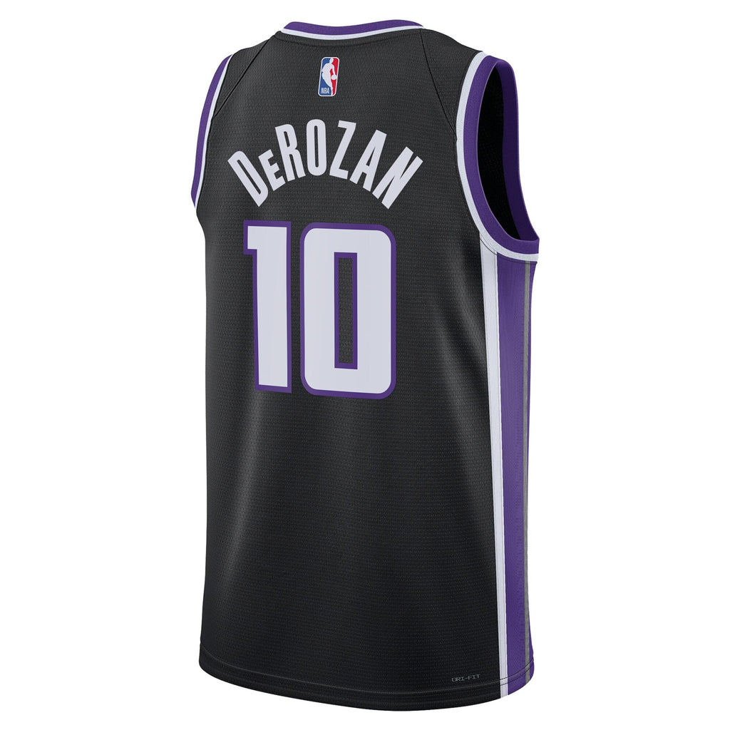 Sacramento Kings Icon Edition Swingman Jersey - Black - DeMar DeRozan product image 4, provided for visual reference and