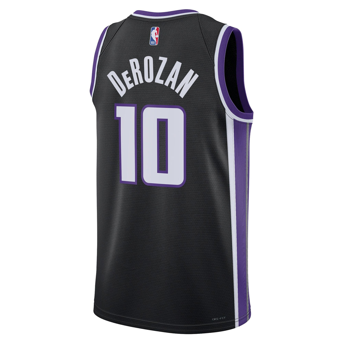 Sacramento Kings Icon Edition Swingman Jersey - Black - DeMar DeRozan product image 4, provided for visual reference and