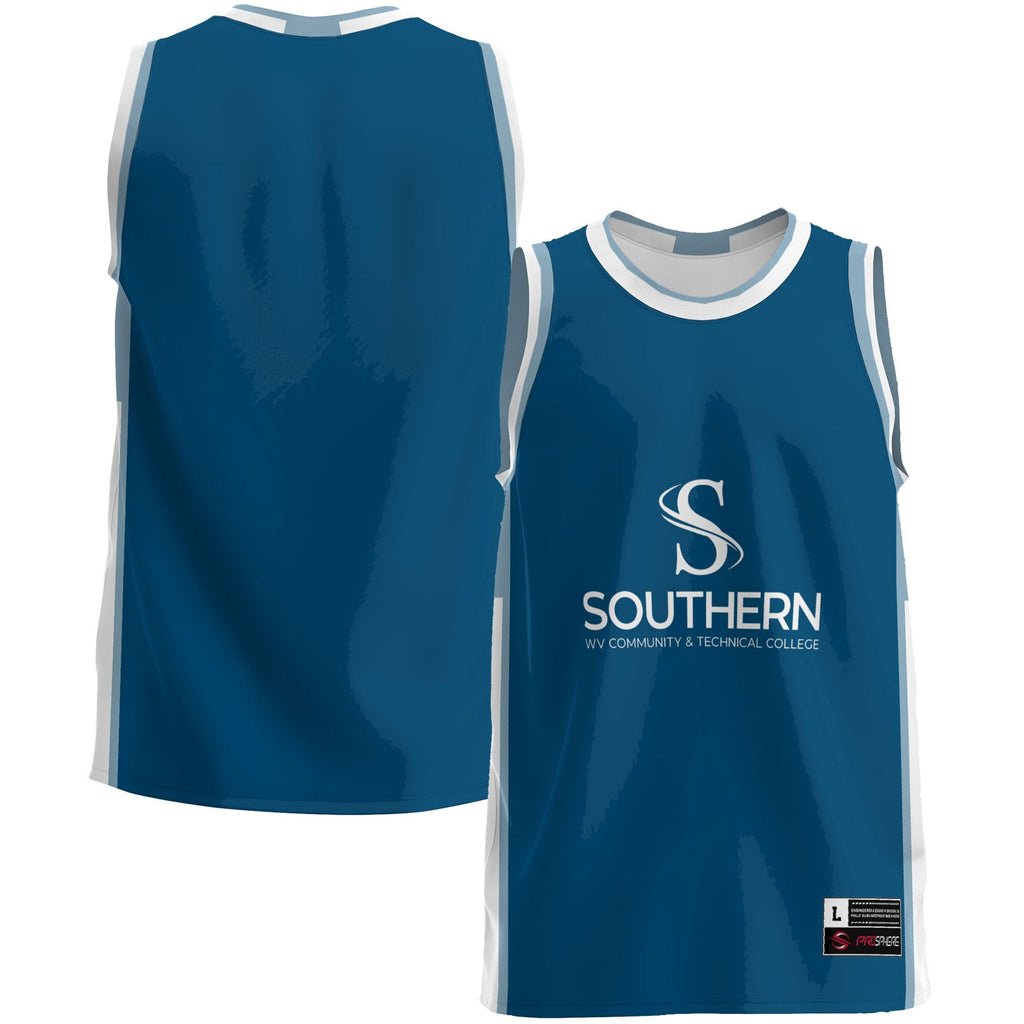 Southern West Virginia Community and Technical College Lightweight Basketball Jersey - Blue product image 1, provided for