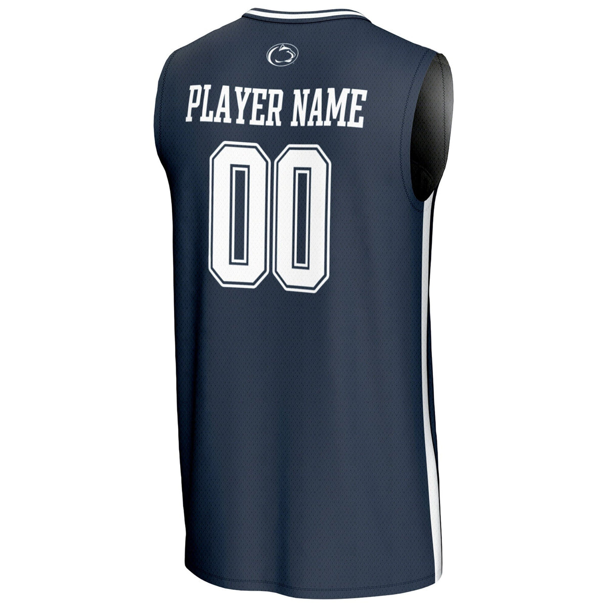 Penn State Nittany Lions NIL Pick-A-Player Lightweight Collegiate Basketball Fashion Jersey - Navy product image 4, provided