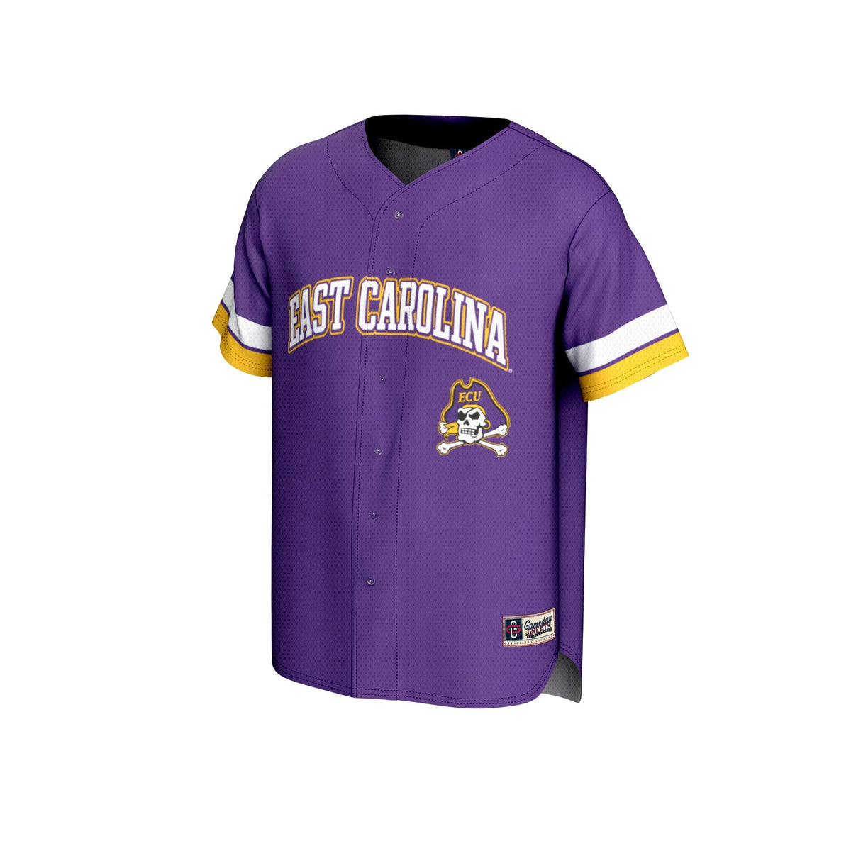 ECU Pirates Spirit Baseball Jersey - Purple product image 3, provided for visual reference and product detail review