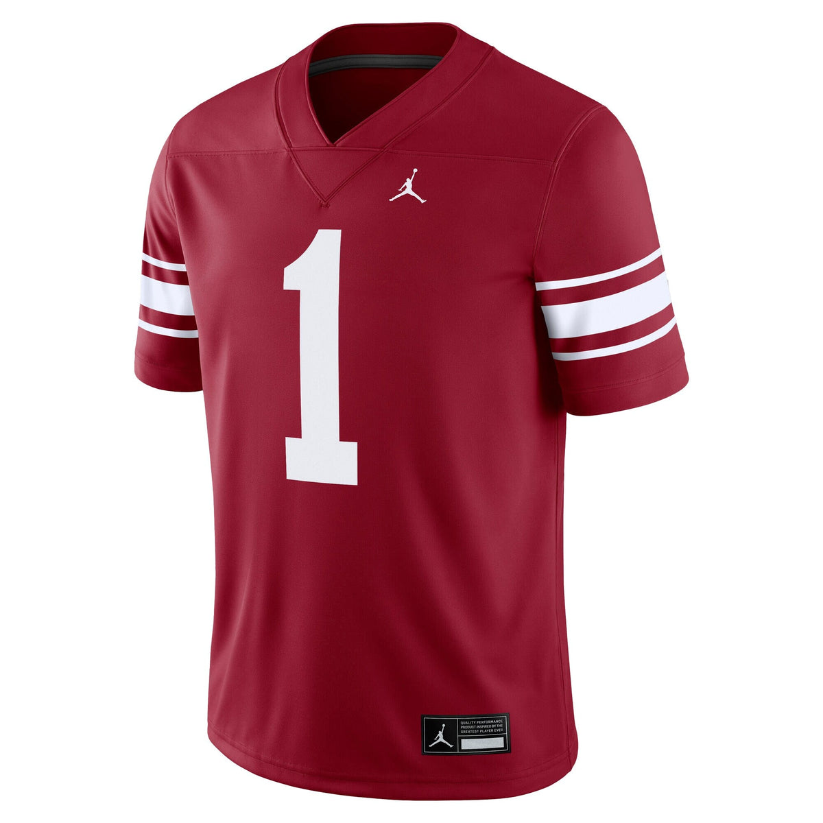#1 Oklahoma Sooners Throwback Alternate Game Jersey - Crimson product image 3, provided for visual reference and product