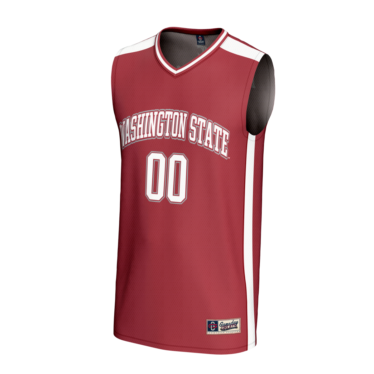 Washington State Cougars NIL Pick-A-Player Lightweight Basketball Fashion Jersey - Crimson product image 3, provided for