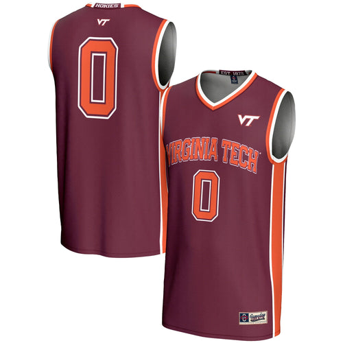 #0 Virginia Tech Hokies Lightweight Basketball Jersey - Maroon product image 1, provided for visual reference and product