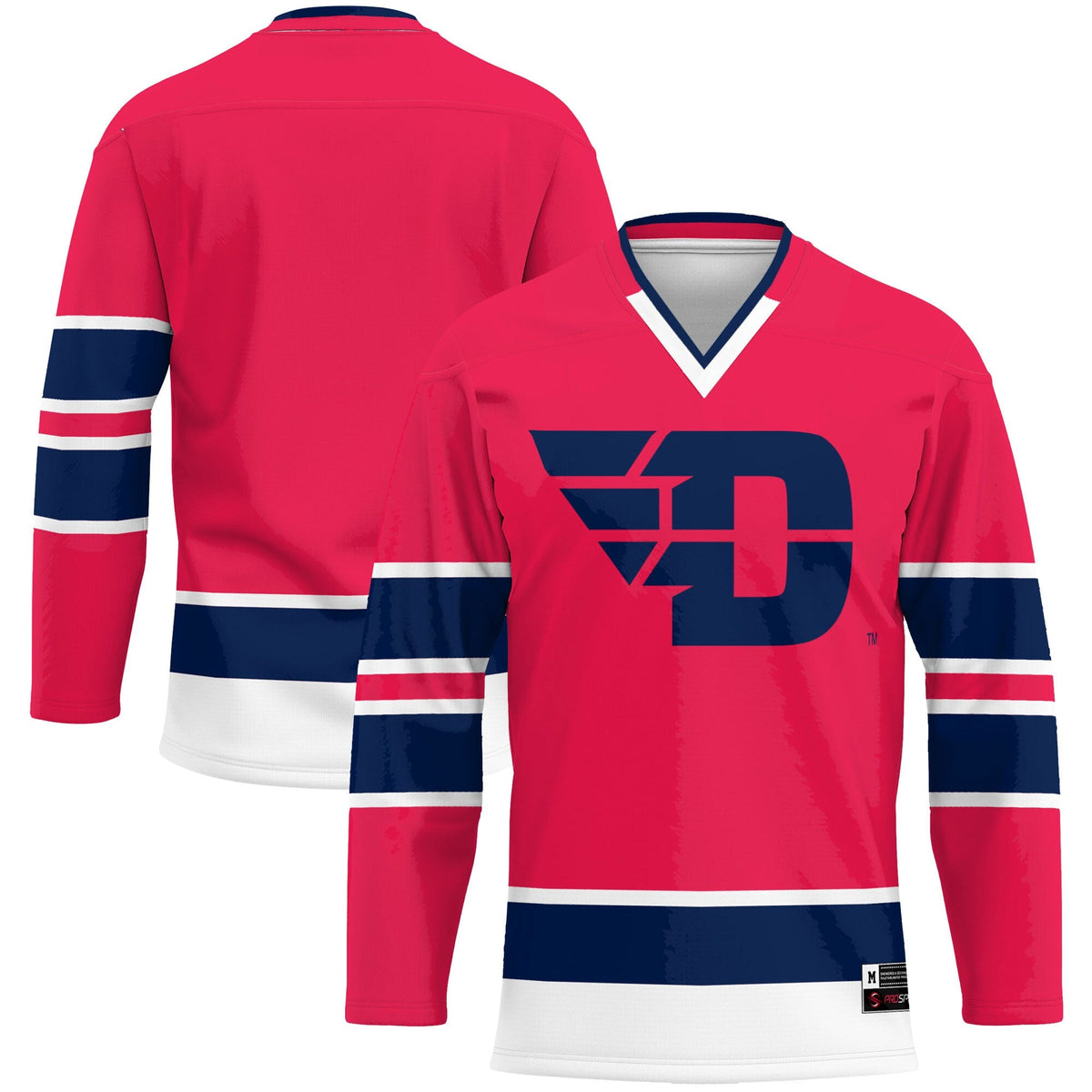 Dayton Flyers Hockey Jersey - Red product image 1, provided for visual reference and product detail review
