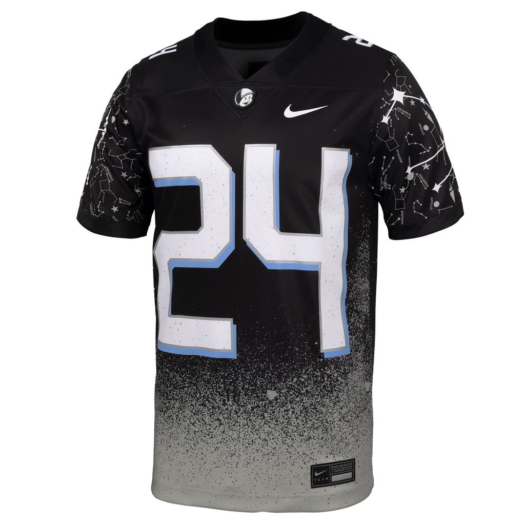 #24 UCF Knights 2024 Space Game Alternate Game Jersey - Black product image 3, provided for visual reference and product