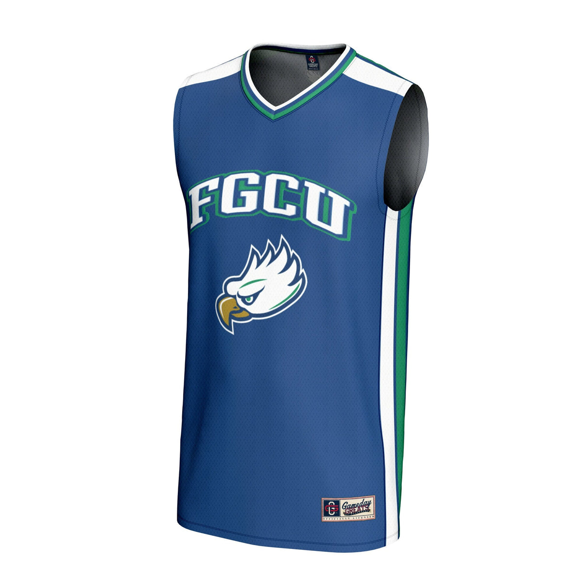 Florida Gulf Coast Eagles Basketball Jersey - Blue product image 3, provided for visual reference and product detail review