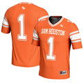 #1 Sam Houston State Bearkats Endzone Football Jersey - Orange product image 1, provided for visual reference and product