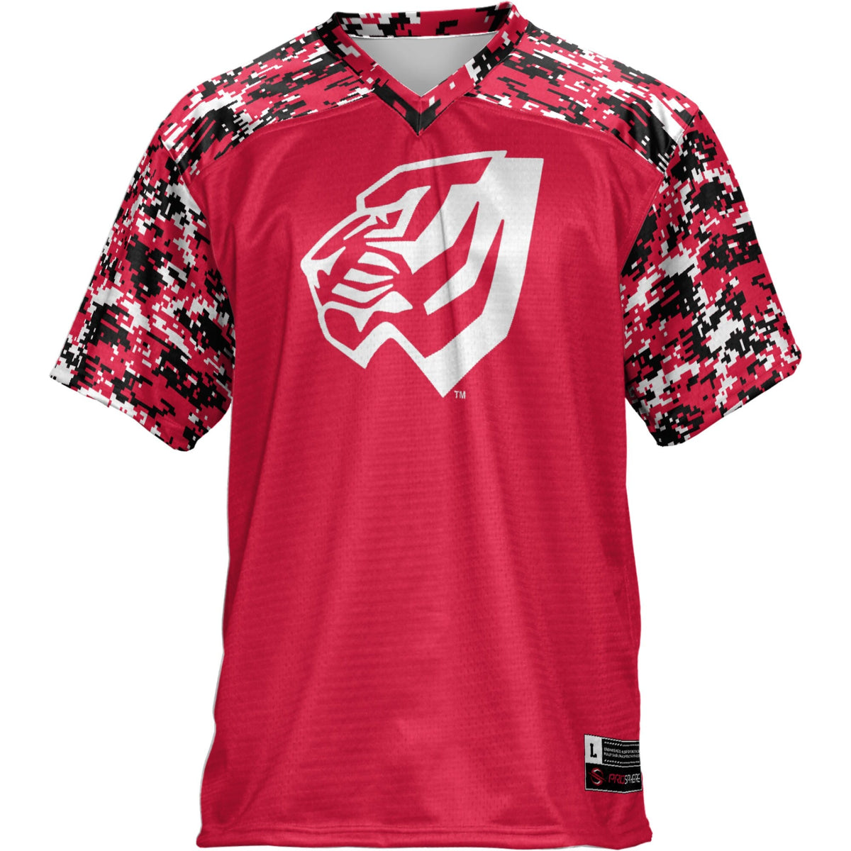 West Alabama Tigers Football Jersey - Red product image 3, provided for visual reference and product detail review