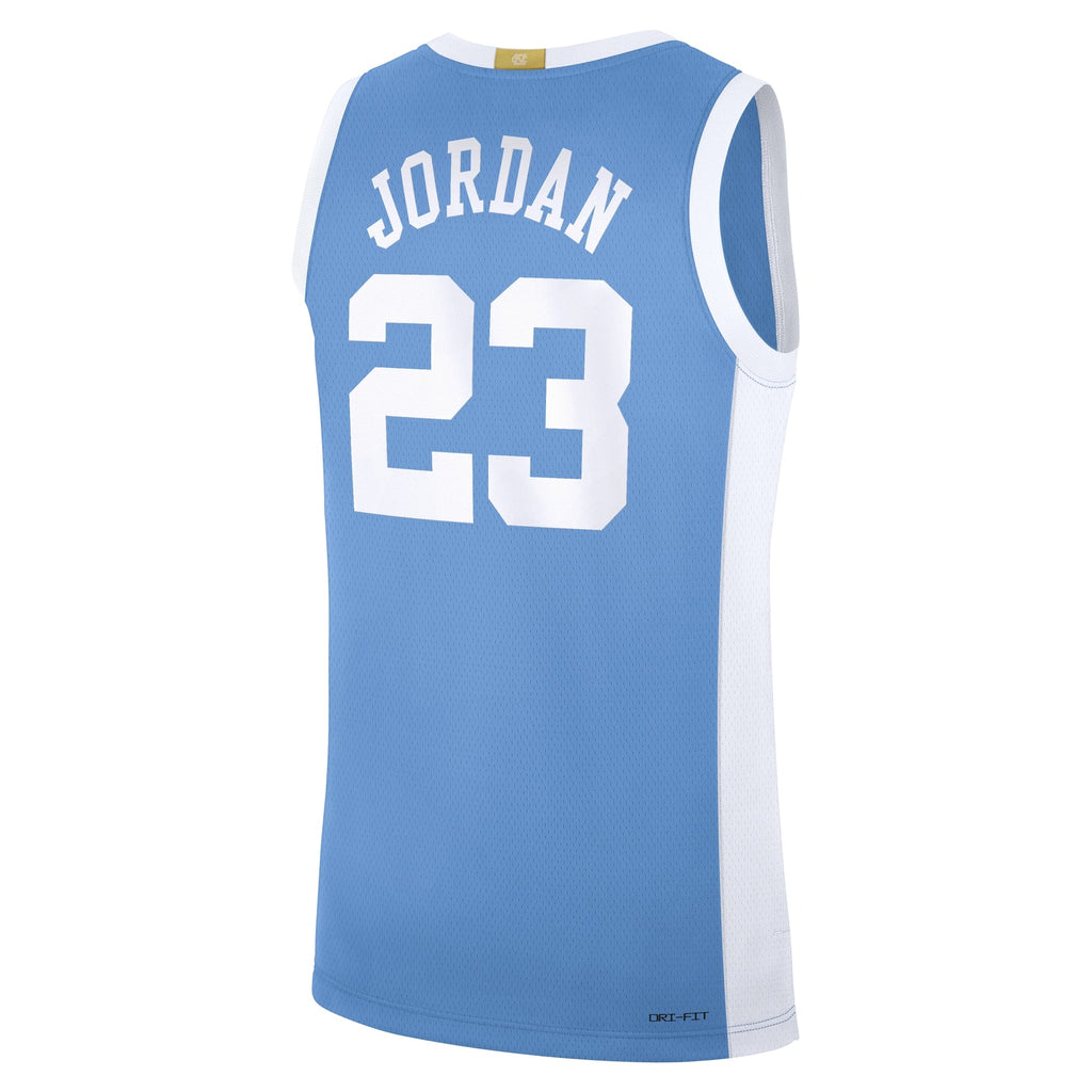 Michael Jordan Carolina Blue North Carolina Tar Heels Road Replica Basketball Jersey product image 3, provided for visual