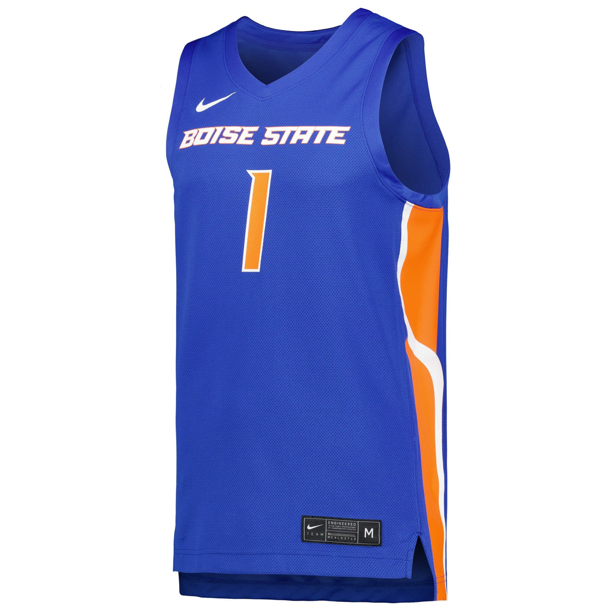 Boise State Broncos Replica Basketball Jersey - Royal product image 3, provided for visual reference and product detail