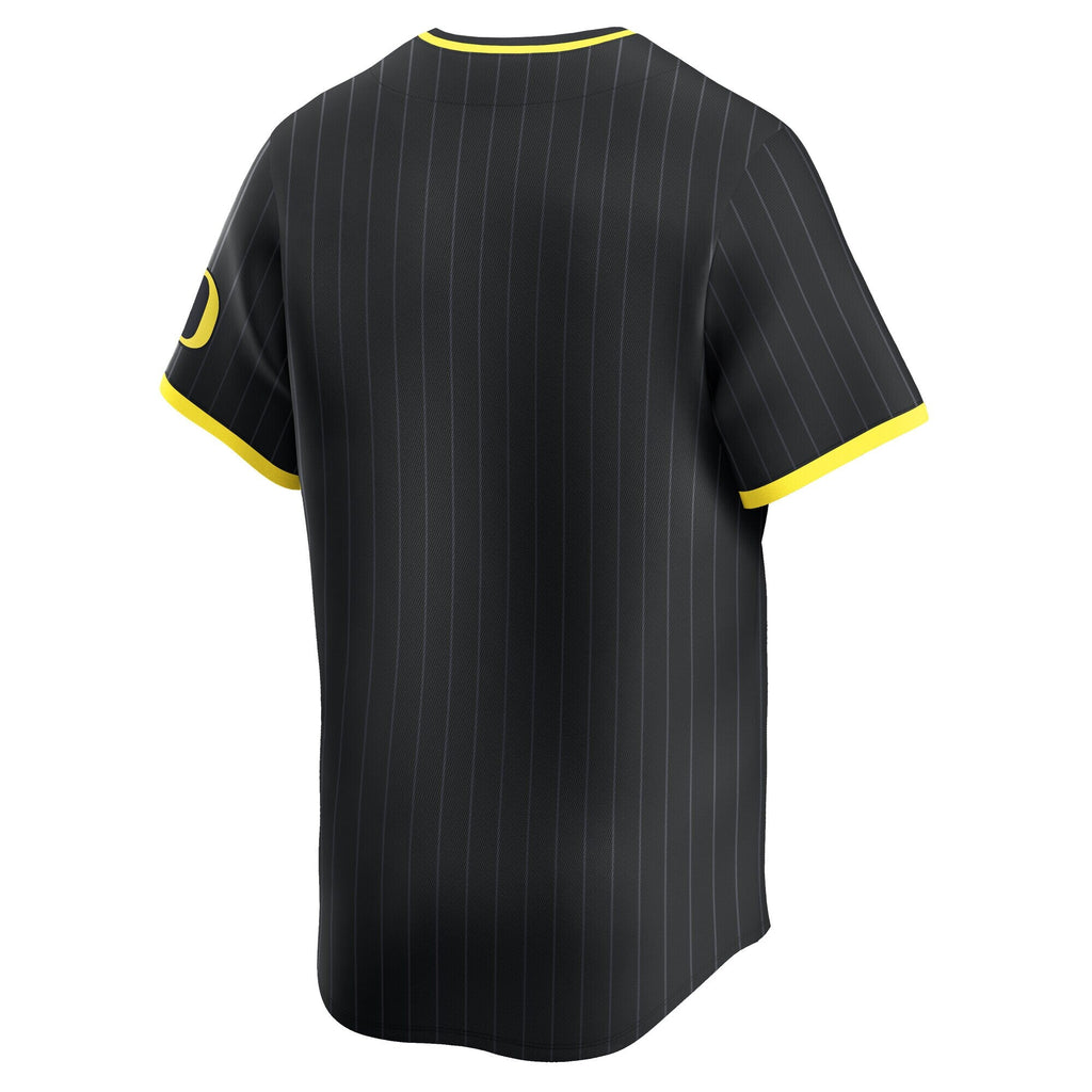 Black Oregon Ducks Baseball Limited Jersey product image 4, provided for visual reference and product detail review