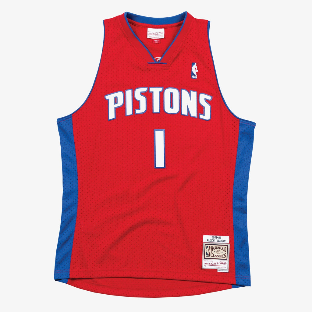 Detroit Pistons Swingman Jersey Allen Iverson 2008-09 product image 1, provided for visual reference and product detail