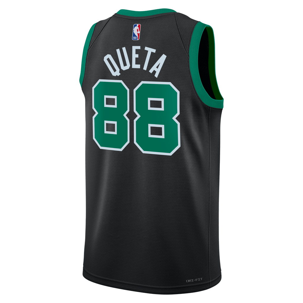 Boston Celtics Statement Edition Swingman Jersey - Black - Neemias Queta product image 4, provided for visual reference and