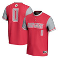 #0 Ohio State Buckeyes Lightweight Softball Jersey - Scarlet product image 1, provided for visual reference and product