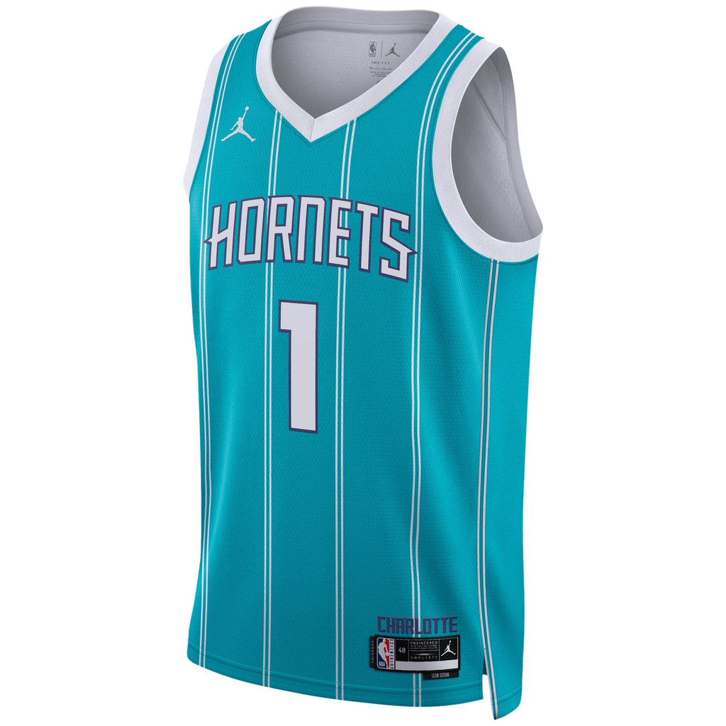 Charlotte Hornets Icon Swingman Jersey - Lamelo Ball product image 2, provided for visual reference and product detail review