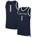 #1 Navy Georgetown Hoyas Replica Jersey product image 1, provided for visual reference and product detail review