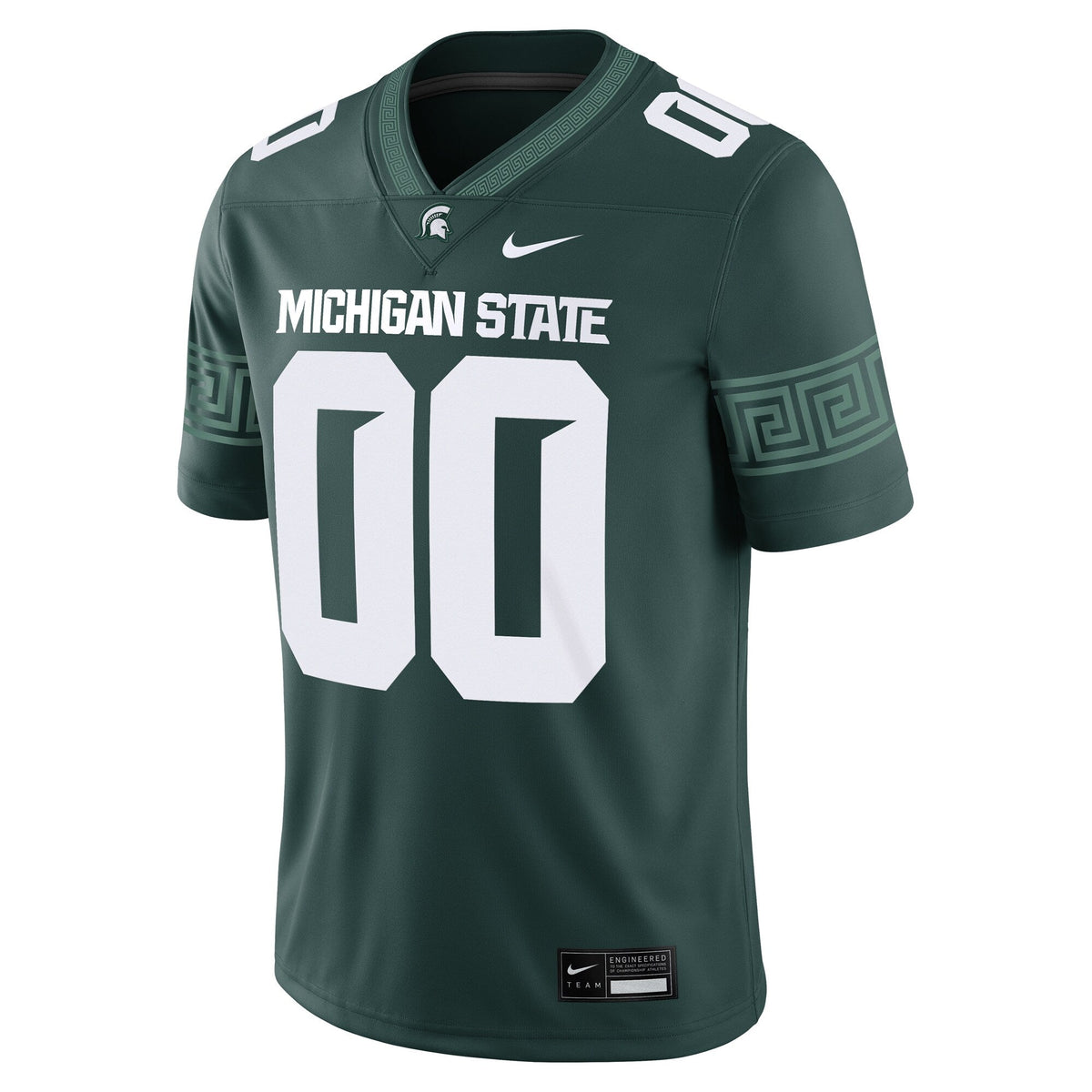 Michigan State Spartans NIL Pick-A-Player Game Jersey - Green product image 3, provided for visual reference and product