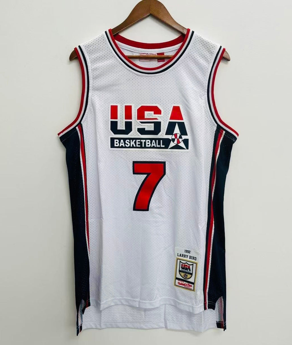 Larry Bird YOUTH KIDS USA Basketball Olympic Mitchell & product image 2