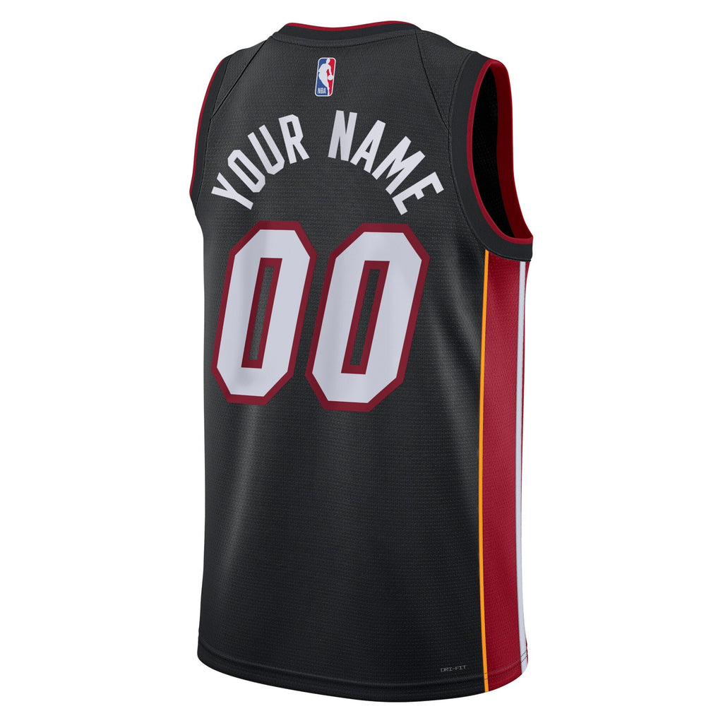 Miami Heat Icon Swingman Jersey - Custom product image 3, provided for visual reference and product detail review