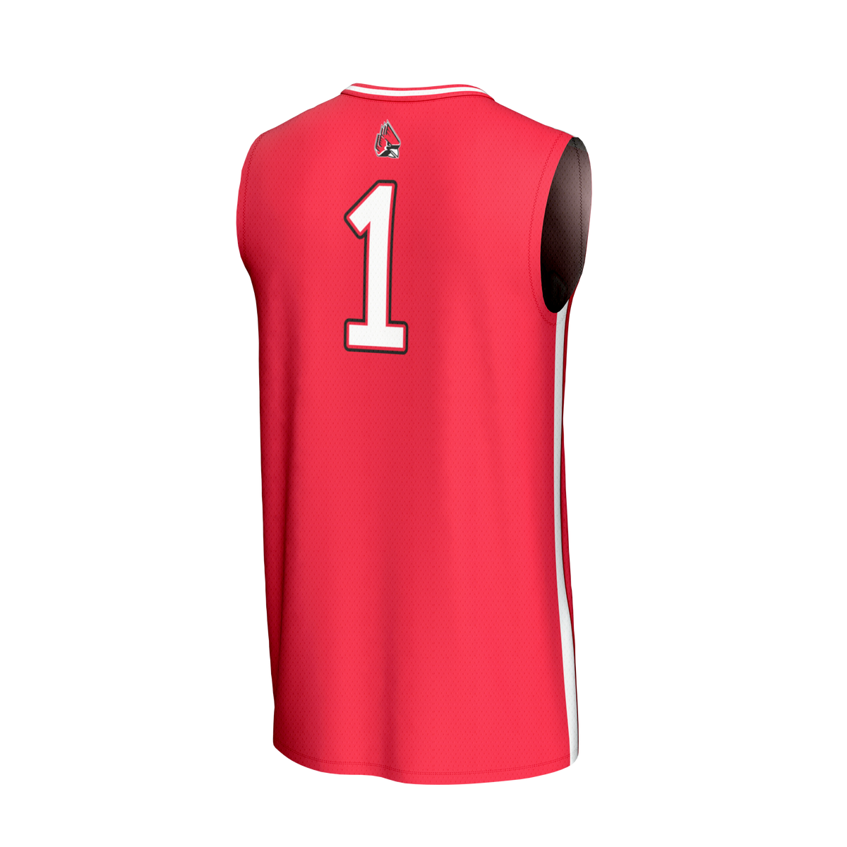 #1 Ball State Cardinals Adult Lightweight Collegiate Basketball Fashion Jersey - Cardinal product image 4, provided for