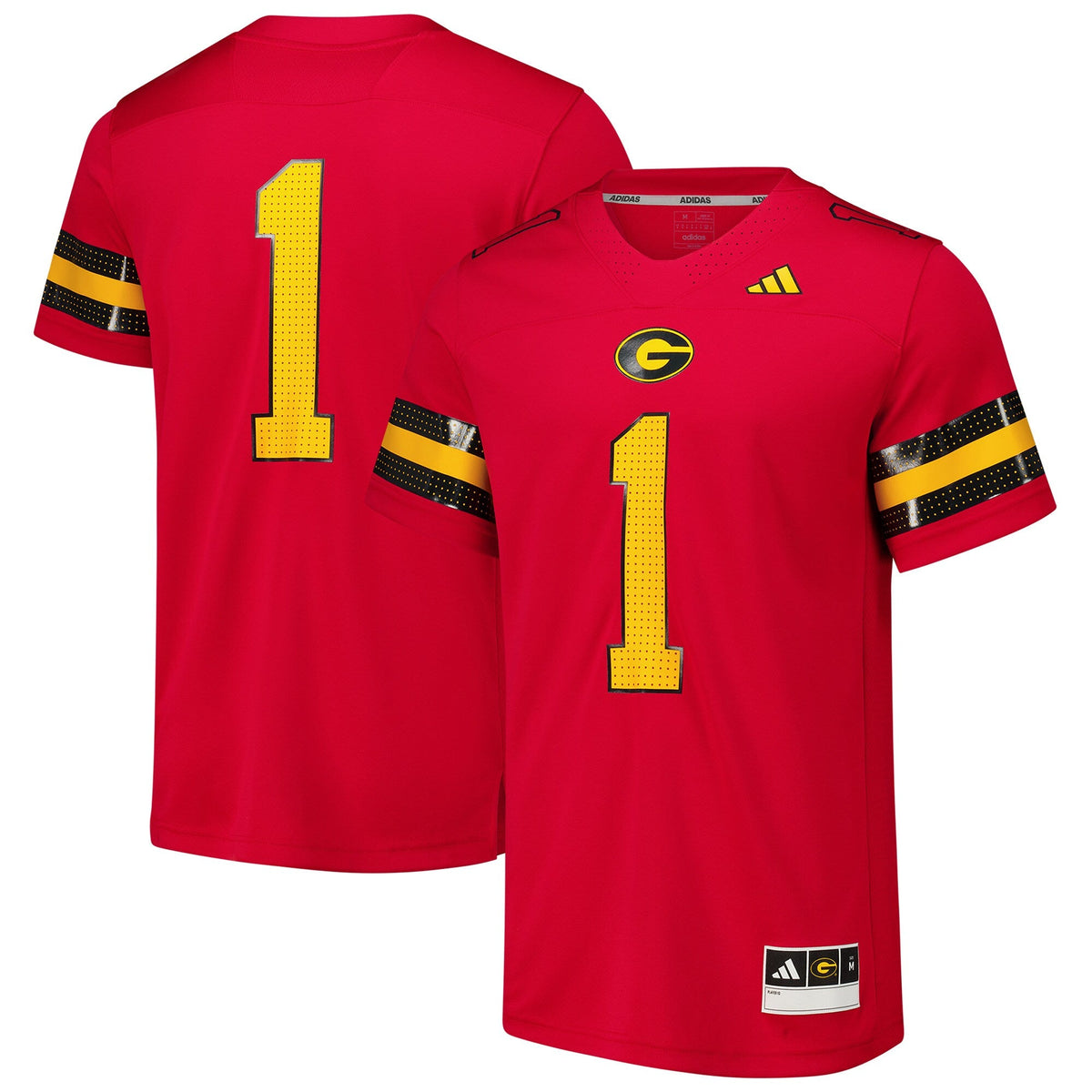 #1 Grambling Tigers Premier Strategy Jersey - Red product image 1, provided for visual reference and product detail review
