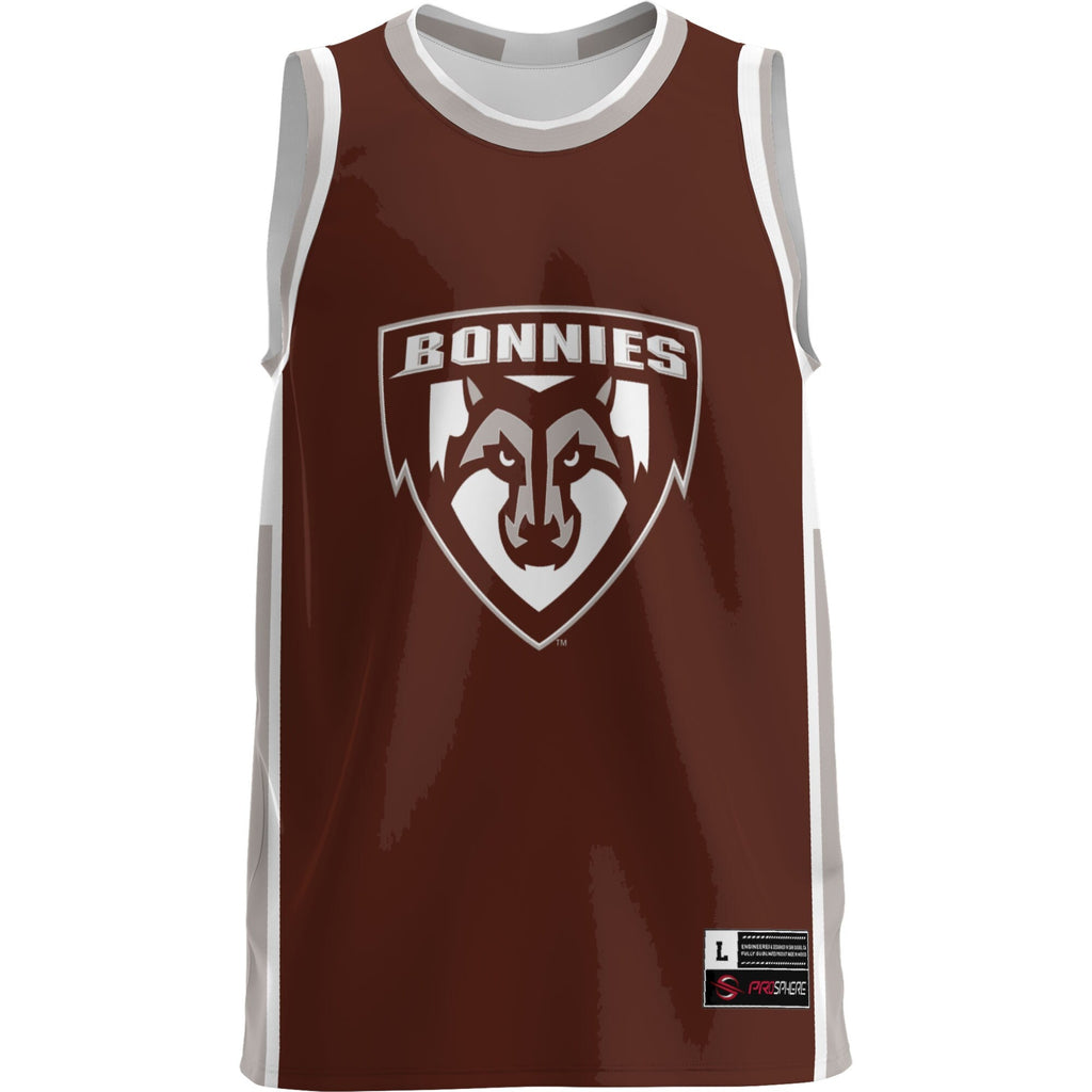 St. Bonaventure Bonnies Lightweight Basketball Jersey - Brown product image 3, provided for visual reference and product