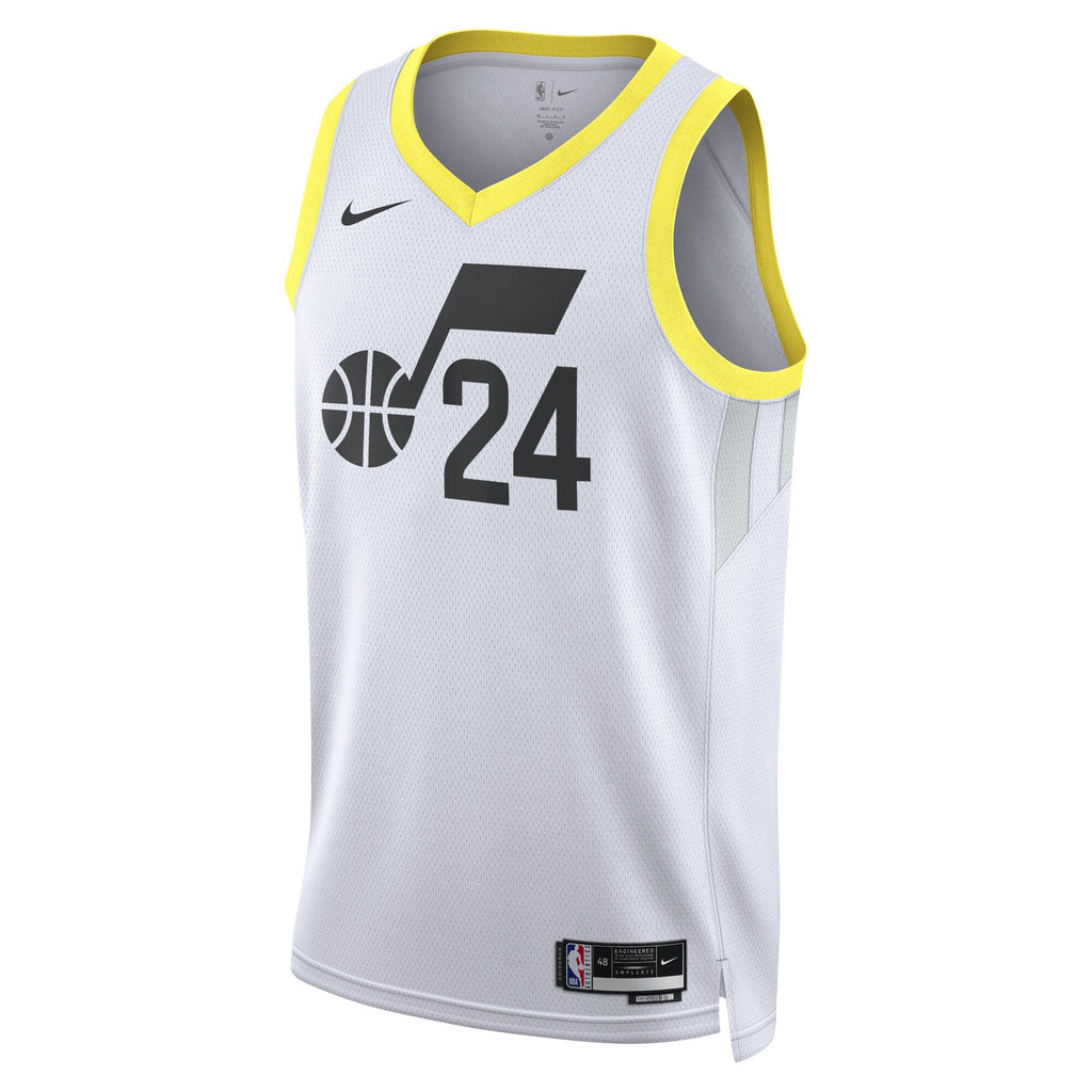 Utah Jazz Association Edition Swingman Jersey - White - Walker Kessler product image 2, provided for visual reference and