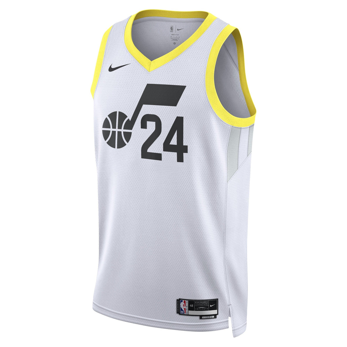 Utah Jazz Association Edition Swingman Jersey - White - Walker Kessler product image 2, provided for visual reference and