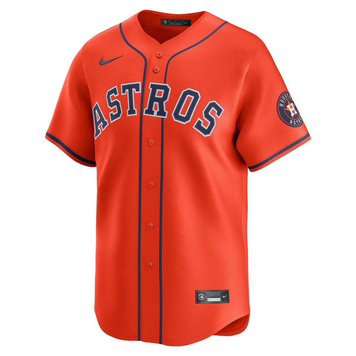 Houston Astros Orange Alternate Limited Jersey product image 3, provided for visual reference and product detail review