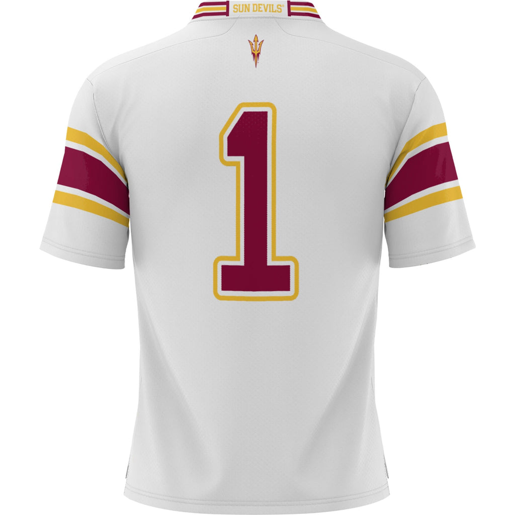 #1 Arizona State Sun Devils Football Jersey - White product image 4, provided for visual reference and product detail review